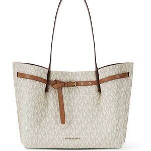Michael Kors Emilia Large East West Center Zip Tote Bag
